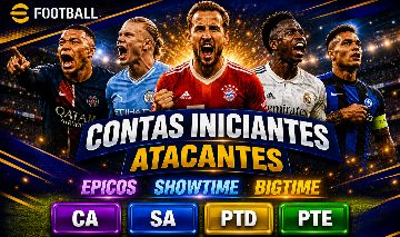 CONTAS INICIANTES: ATACANTES [ CA - SA- PTD - PTE]