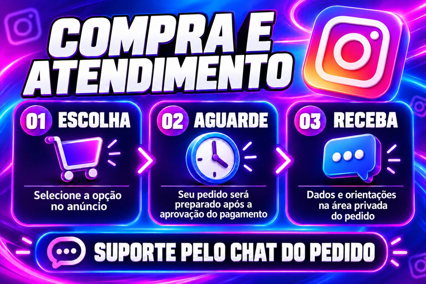 Contas Instagram | IP Brasil ou Mix | Confira as Opções