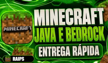 MINECRAFT JAVA & BEDROCK - CONTA COMPARTILHADA / GARANTIA 30 DIAS