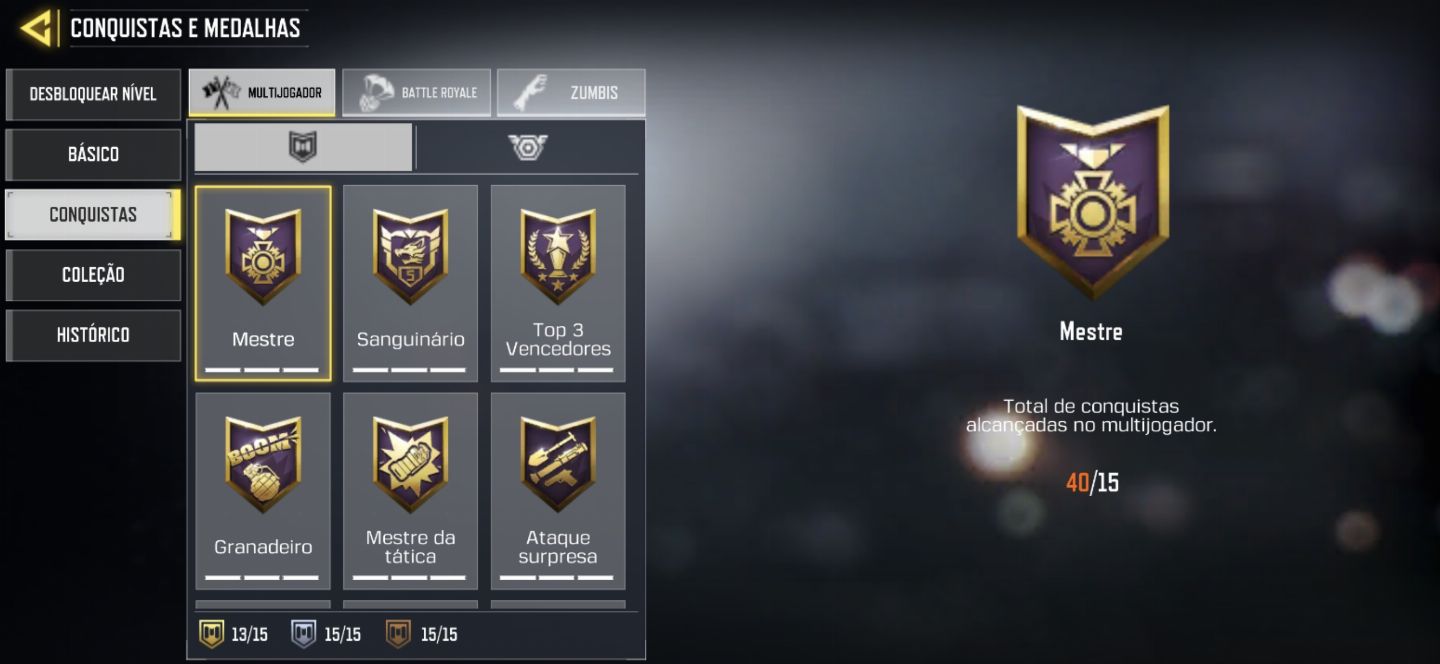 Conta Cod Mobile TOP