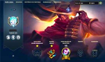 SKIN YASUO VELHO OESTE + [ RANQUEADA DESBLOUQUEADA ] + [ TROCA NICK ]