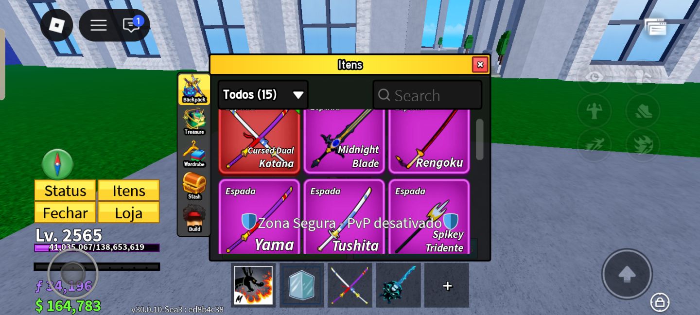 Conta de Roblox full no blox frutis