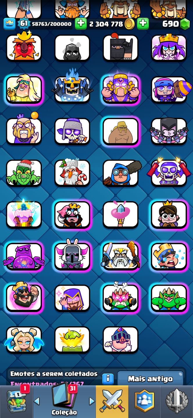 CONTA CLASH ROYALE TOP À VENDA UPADA E PRONTA PRA RANQUEADA