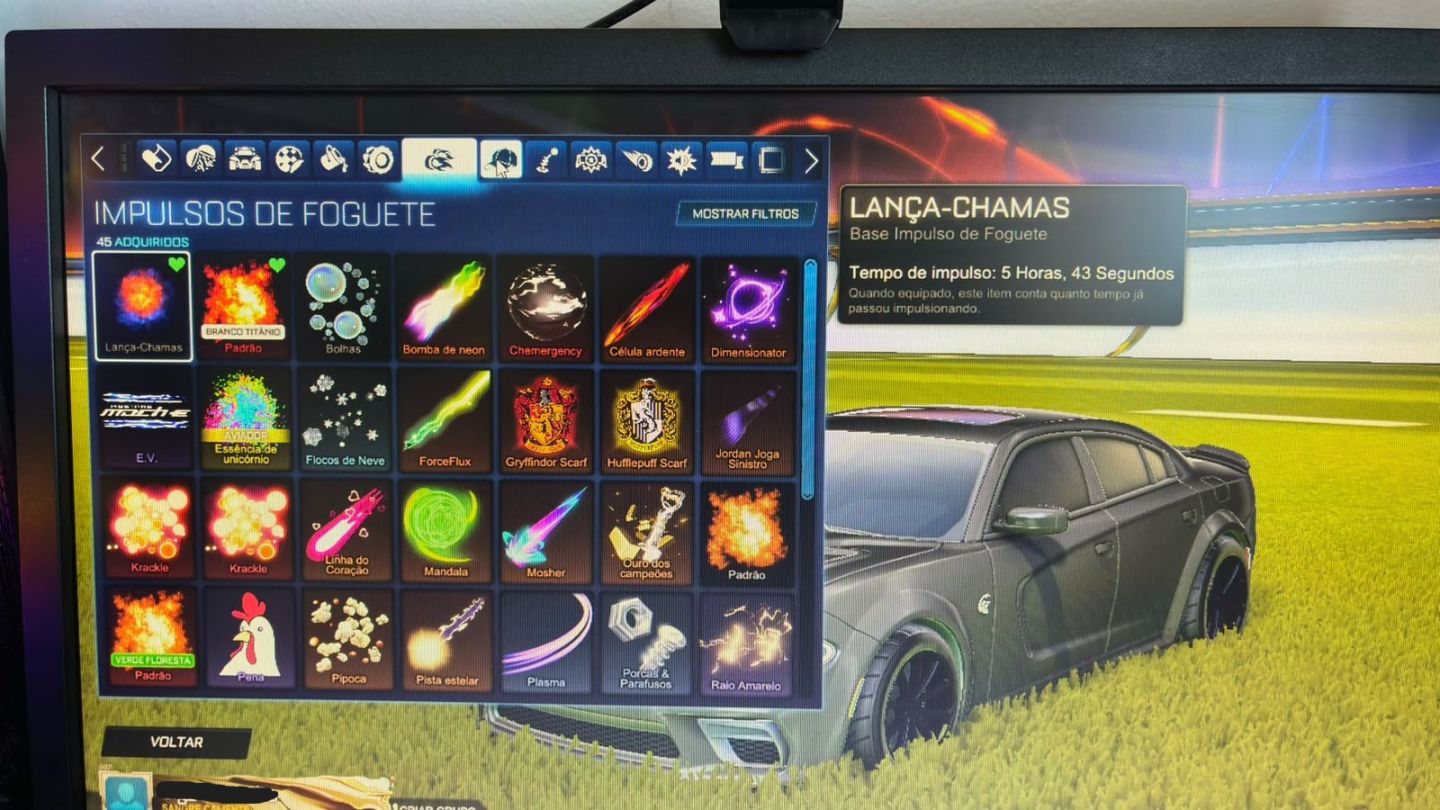 CONTA ROCKET LEAGUE COM MCQUEEN, F40, SKYLINE, EXPLOSAO DO BOB ESPONJA
