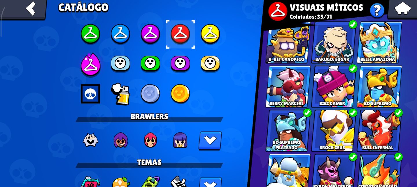 Conta braba e rara de Brawl stars!