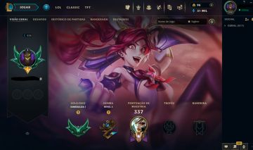 CONTA LOL MMR D1/MESTRE 123 SKINS