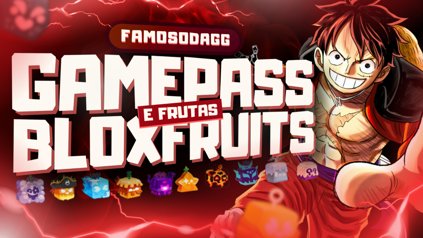 GAMEPASS ROBLOX BLOXFRUITS E FRUTAS PERMANENTES [ENTREGA RÁPIDA] MEGA DESCONTO