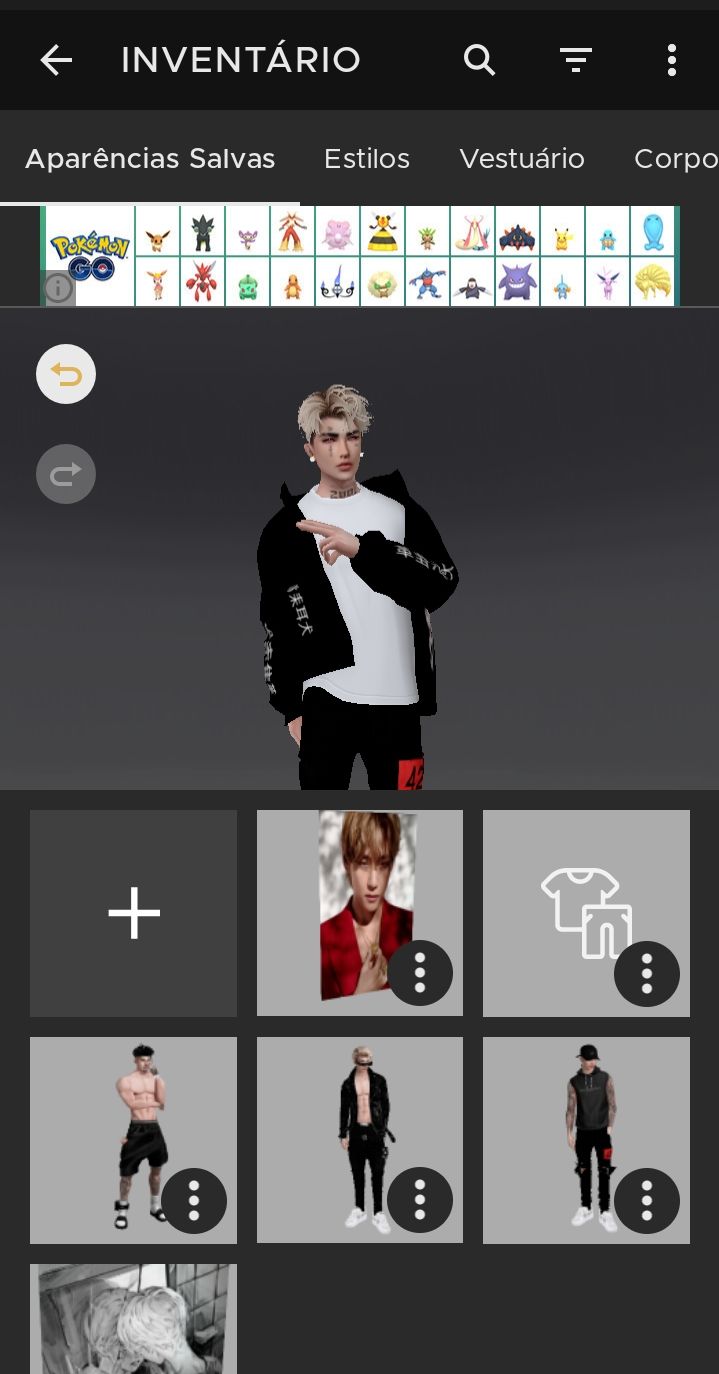 Conta iniciante masculino do imvu