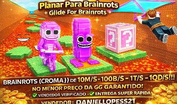 Planar Para Brainrots / Glide For Brainrots / Croma e Brainrots no menor preço!!