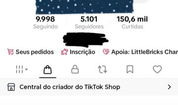 Conta TikTok 5 Mil Seguidores | 1,8 Milhão de Views total | TikTok Shop Ativa
