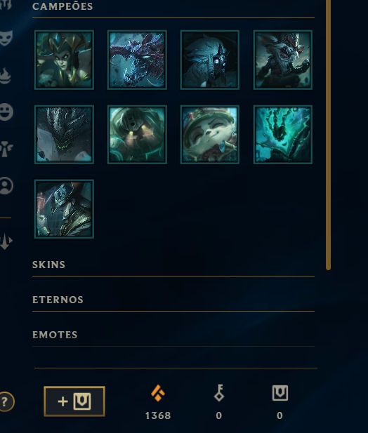 CONTA LEVEL 21 | 3 SKINS + ULTIMATE | 10 CAMPEÕES | 14K EA | FULL ACESSI