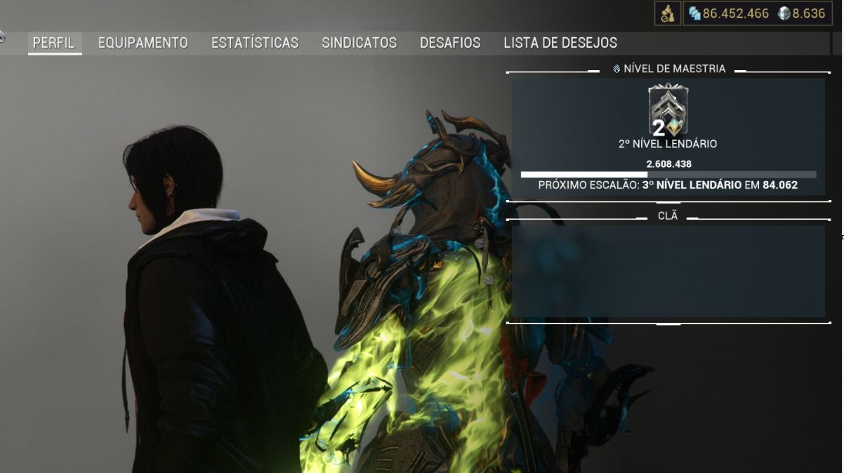 CONTA WARFRAME MR LENDÁRIO 2