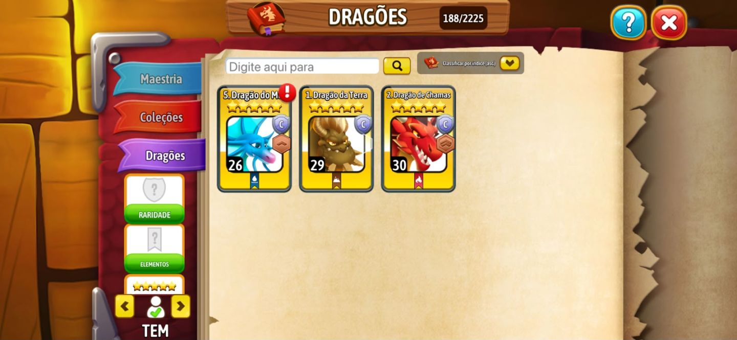 CONTA DRAGON CITY NÍVEL 67 | 5 HERÓICOS (RAINHA BRANCA E2) + TITÃS + 312 GEMAS