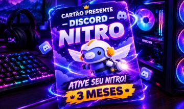 Discord Nitro Gaming 3 Meses ( PARA NOVOS CADASTROS )