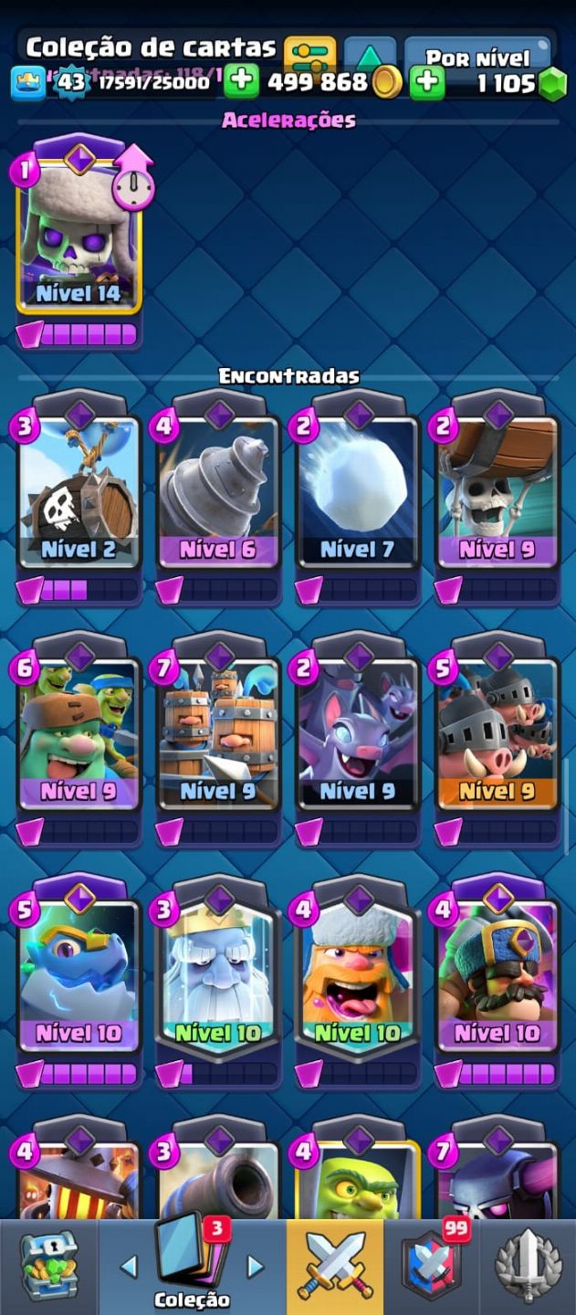 Conta Clash Royale 10 anos e Conta Brawl iniciante top (PROMO RELÂMPAGO) CHAMAA