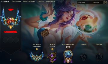 Conta Challenger 1700+ PDL com skins