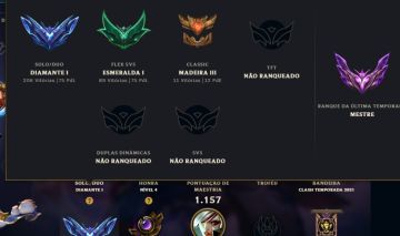 Conta com pico de elo Mestre 500 lp, atualmante diamante 1 com decay. Conta anti