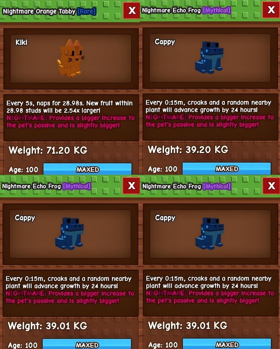 Grow A Garden| Pets TITANIC e HUGE Raros! Barato, Promoção!!!