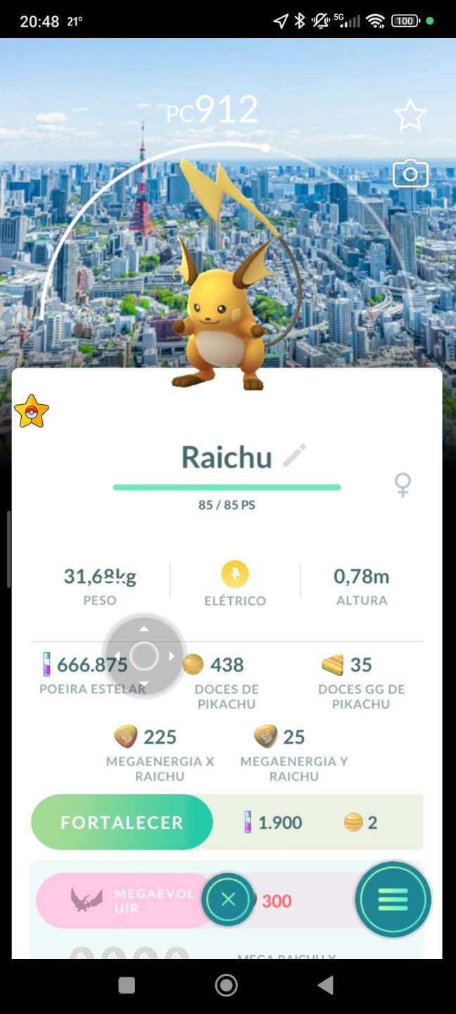 Pokémon com fundo especial(locais) e eventos