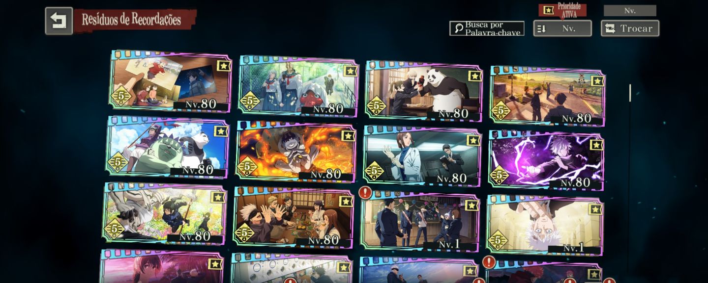Conta Jujutsu Kaisen Phantom Parade End game