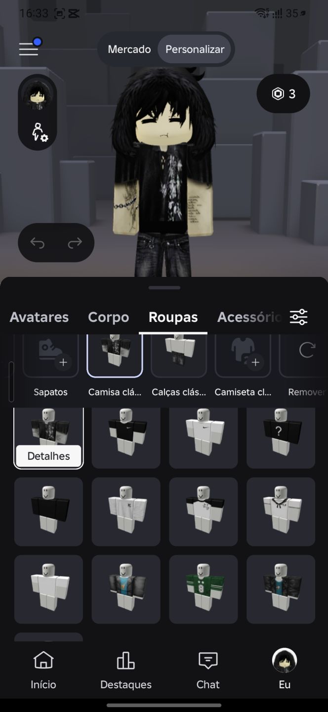 Conta de roblox estilo vkei moe