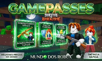 SOBREVIVA AO APOCALIPSE GAMEPASSES GP ESMERALDAS SURVIVE THE APOCALYPSE EMERALD
