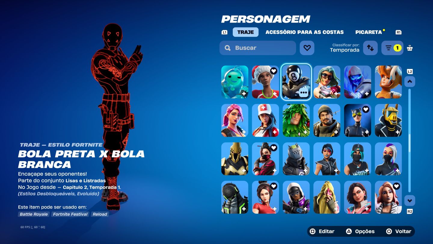 CONTA DE FORTNITE. SEASON 3,4,5,6,7,8, MACHADO LEVIATÃ + SALVE O MUNDO
