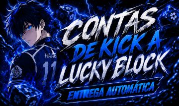 CONTAS KICK A LUCKY BLOCK | SEGURO + MUTAÇÕES | ENTREGA AUTOMÁTICA