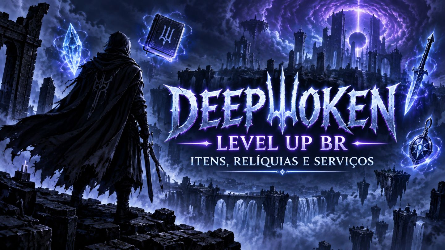 50% DESCONTO DEEPWOKEN RELÍQUIAS E MUITAS COISAS