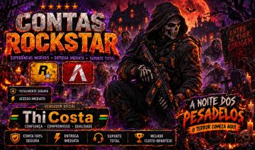 CONTAS ROCKSTAR PARA FIVEM 100% CHECADAS (MENOR PREÇO!) - ENTREGA AUTOMÁTICA