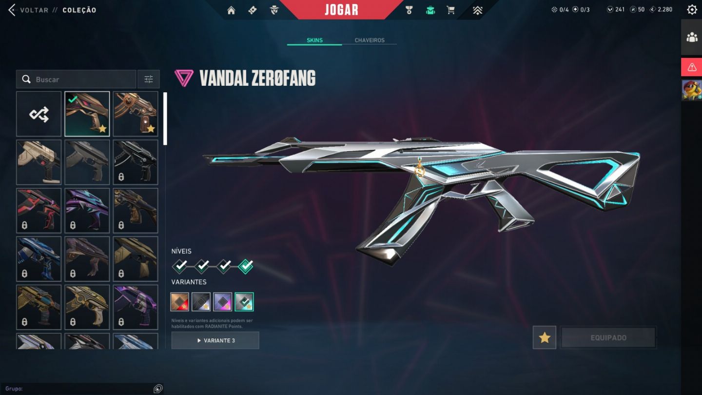CONTA VALORANT FULL ACCESS COM MUITAS SKINS! + BARATA + RANKED