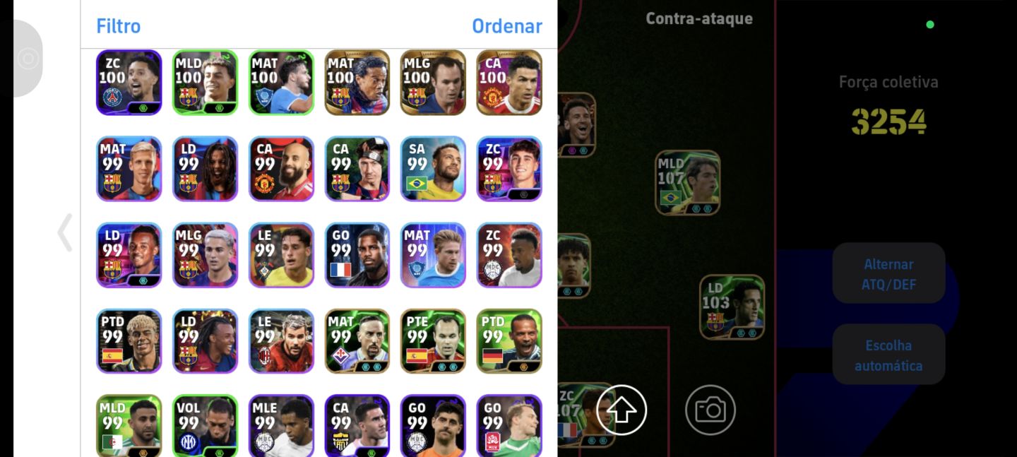Conta efotball mobile 1 divisão