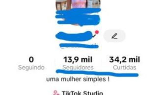 CONTA TIK TOK COM 14K SEGUIDORES + LIVE CEL LINK BIO ALTO ENGAJAMENTO PRA IR LOO