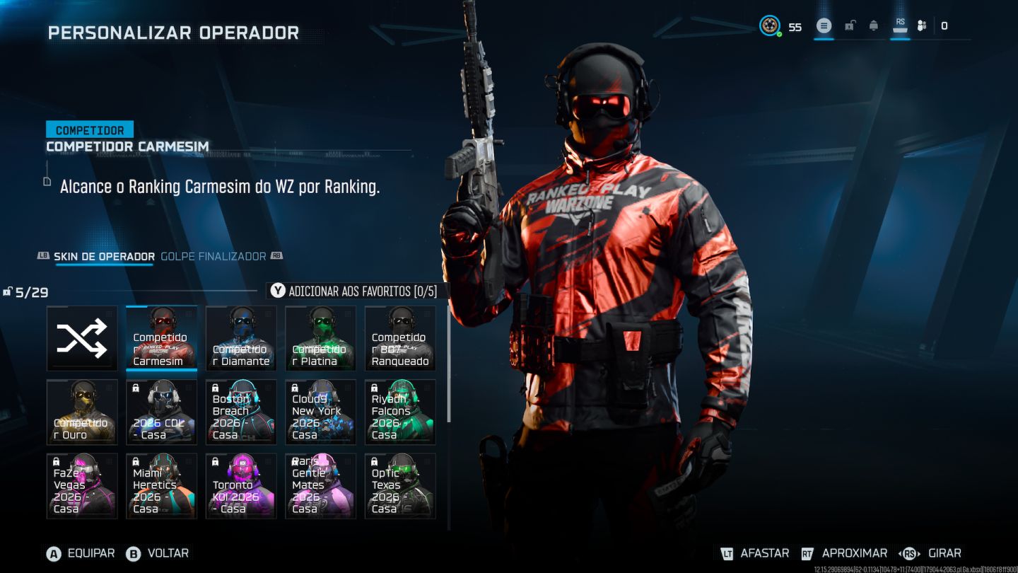 CONTA CALL OF DUTY WARZONE FULL ACESSO, COM RANKED WZ LIBERADA
