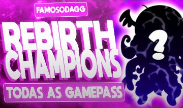 REBIRTH CHAMPIONS | GAMEPASS | ROBLOX | MELHOR PREÇO