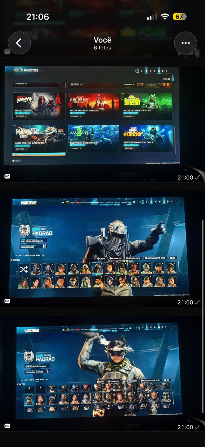 Conta COD PlayStation BlackCell MWII/MWIII +70 Operadores Sem Ban Muitos Bundles