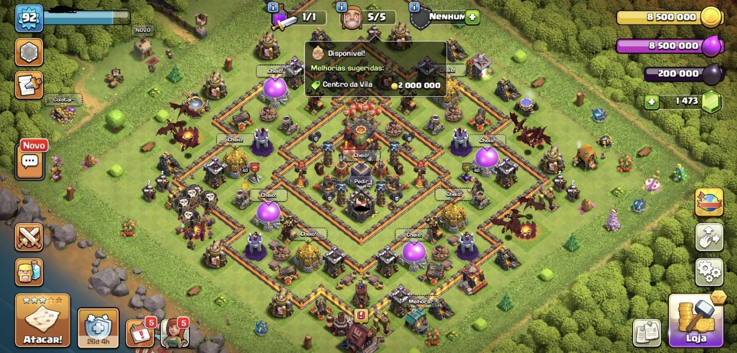 Cv 10 full com 5 construtores e 1500 gemas