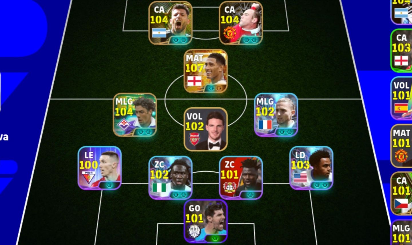 Conta Efootball Completa com 3180 de Força - Bellingham big time | Rui costa |