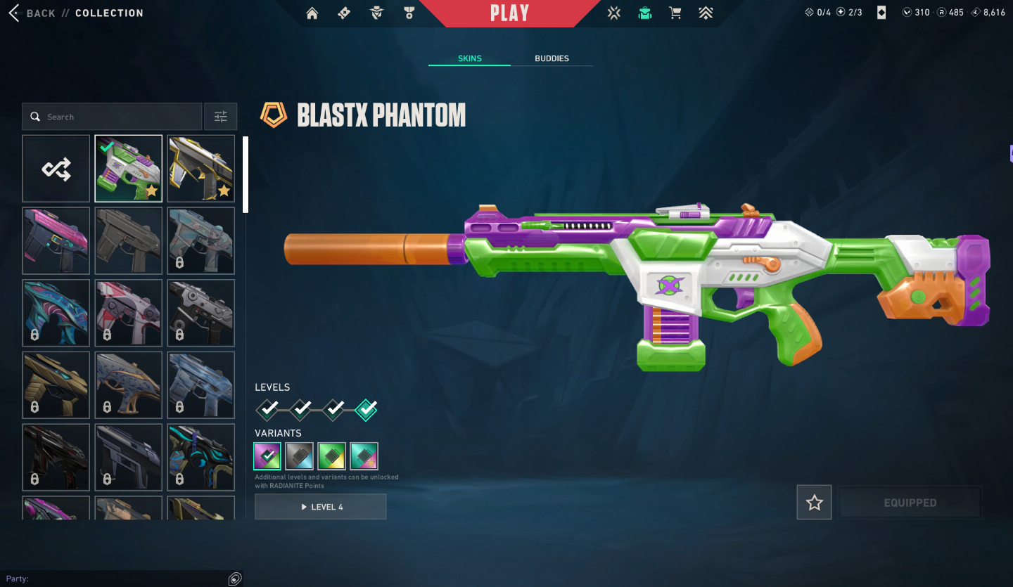 CONTA ASCENDENTE VALORANT - BASTANTE SKINS