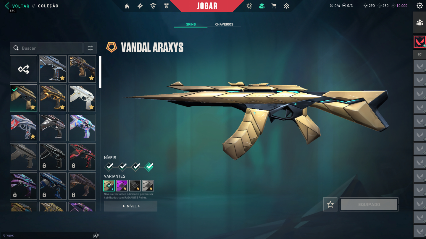 Conta Valorant +15 SKINS FA 40% OFF ( 1300 R$ GASTOS)