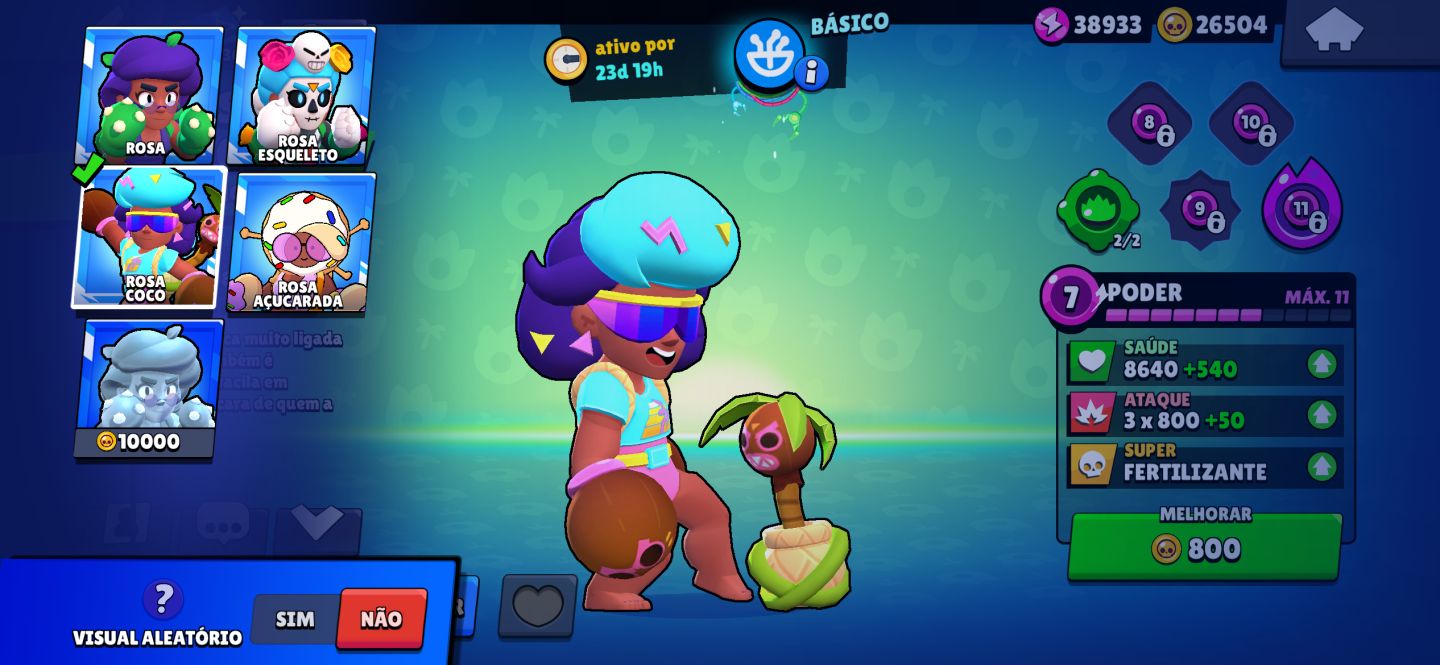 101/105 Brawlers | 51 Hipercargas | 26K Coins | 40.400 Troféus