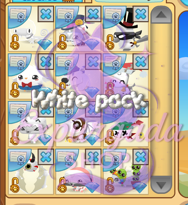 Packs de mascotes Animal jam AJ Classic