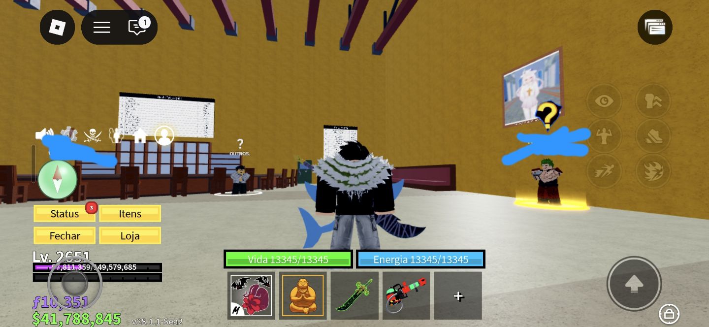 Conta de roblox com experiência em jogos do momento