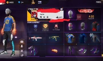 CONTA DE FREE FIRE 447 PEITA COM ANGELICAL AZUL, XM8 2VEL, UMP 1VEL ÓTIMA PRA AP
