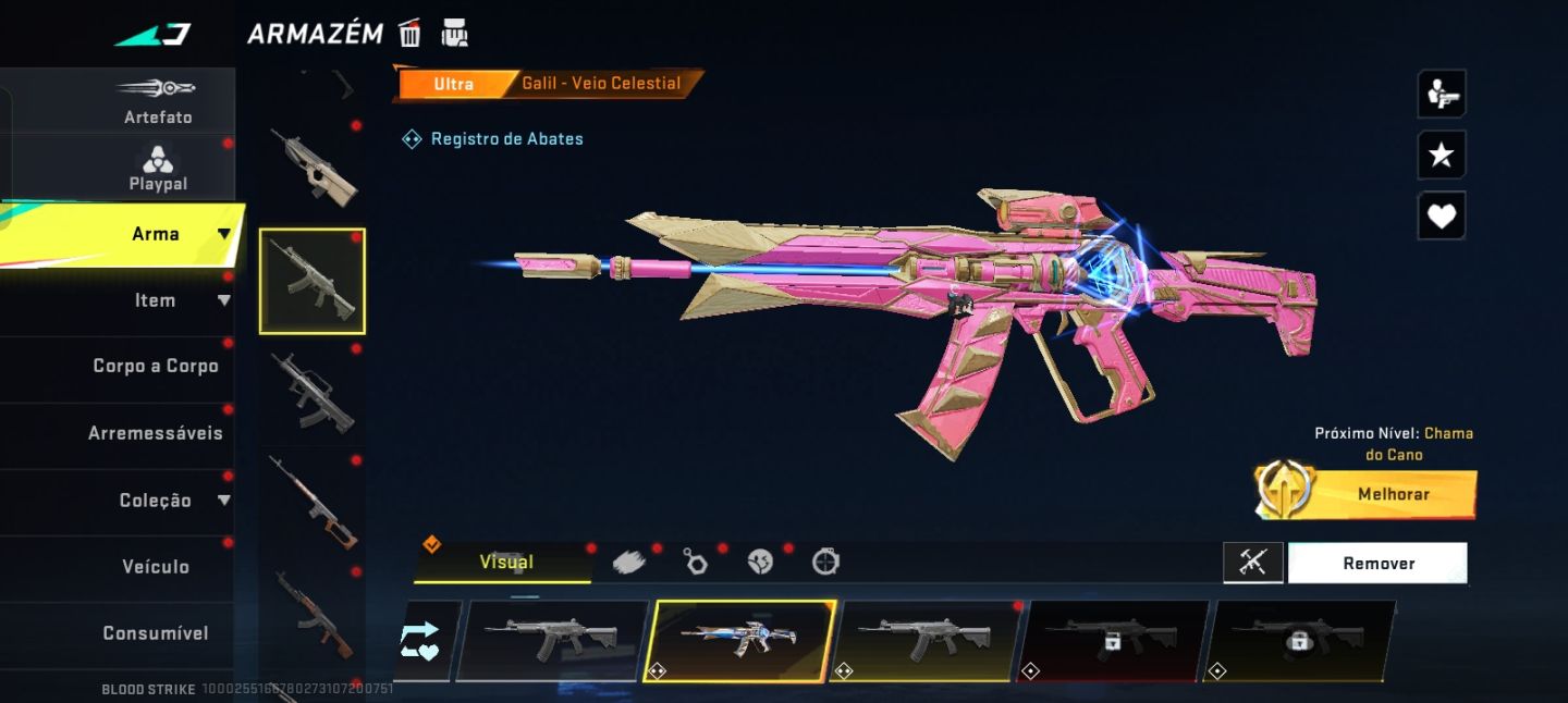Conta de blood strike 4 passes antigos 1 skin de personagem lendaria