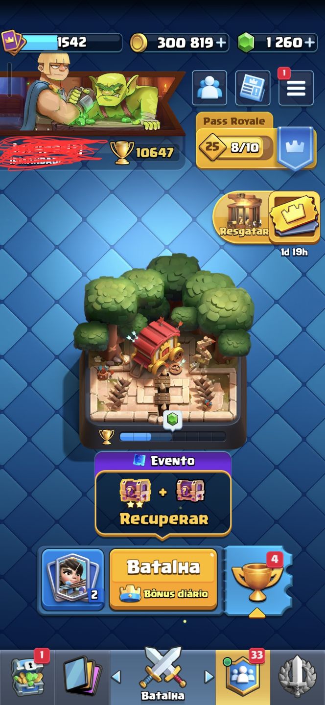 Conta upada de clash royale com 10k+ de troféus!!! Aproveite antes que esgote