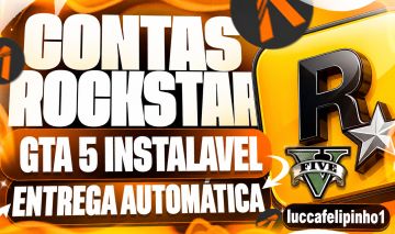 10X ROCKSTAR FIVEM POR 4,50 | BRINDE +1 ROCKSTAR | GTA 5 INSTALAVEL+ ENTEGA AUTO