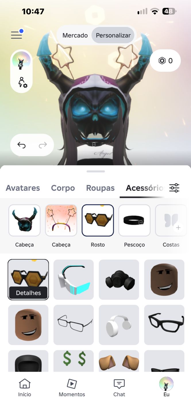 Conta korblox e muitos itens de avatar, passo ela numa de ff