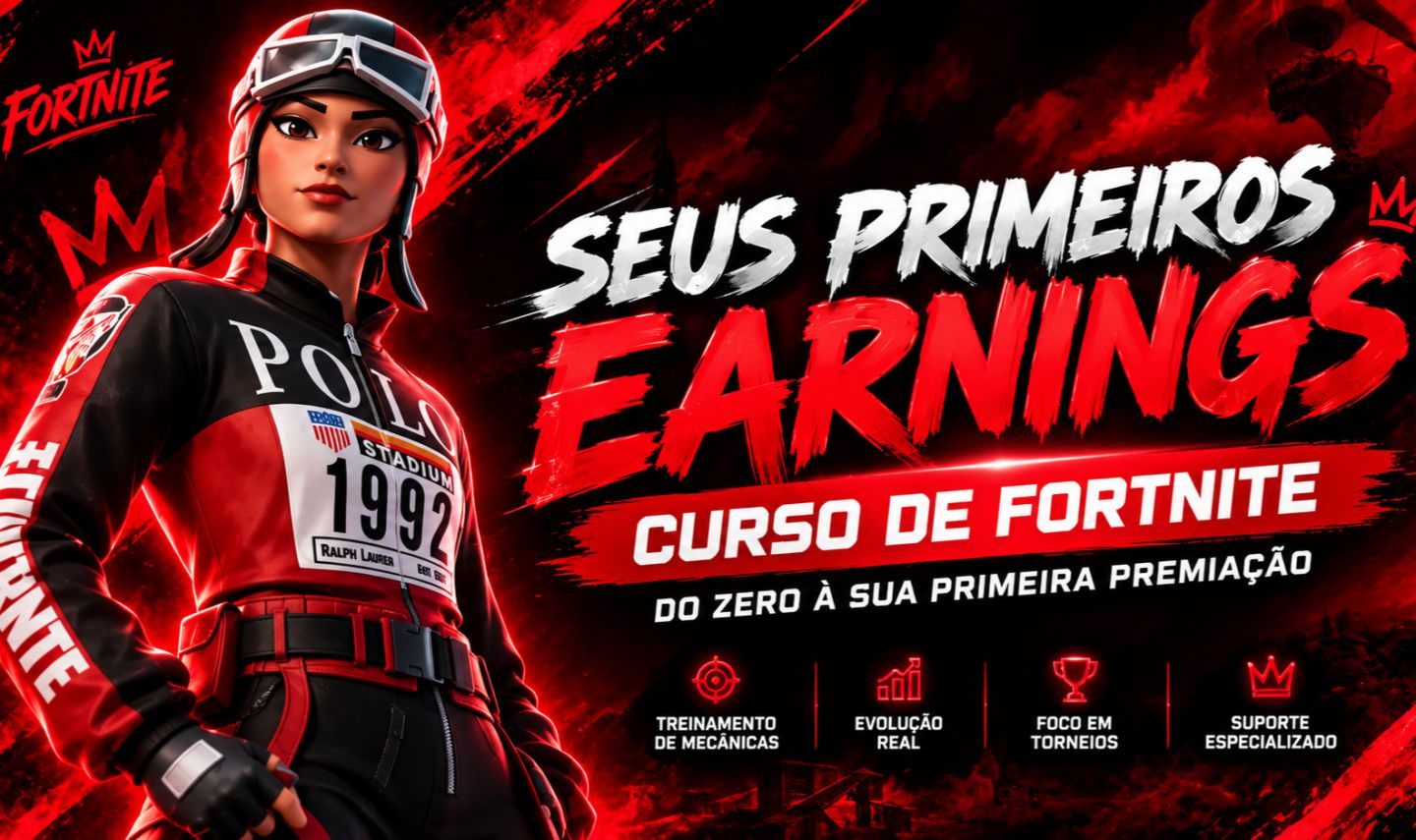CURSO COMPLETO FORTNITE - DO ZERO AOS SEUS PRIMEIROS EARNINGS NO COMPETITIVO
