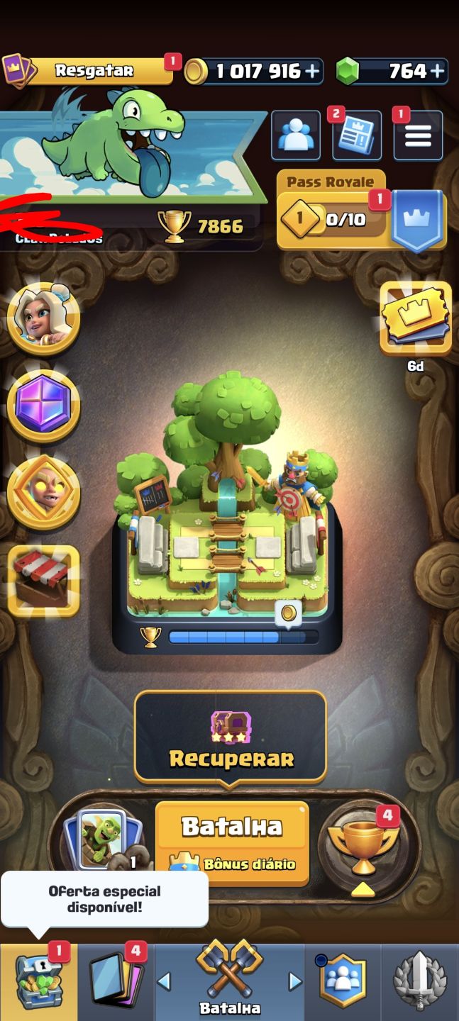 CONTA DE CLASH ROYALE JUNTO COM BRAWL STARS